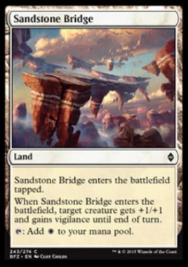 Sandstone Bridge（戦乱のゼンディカー）