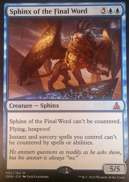 Sphinx of the Final World（ゲートウォッチの誓い）