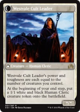 Westvale Cult Leader（イニストラードを覆う影）