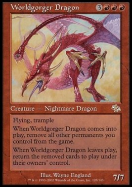 世界喰らいのドラゴン（Worldgorger Dragon）（ジャッジメント）