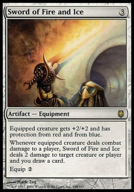 ダークスティール「火と氷の剣（Sword of Fire and Ice）」がカラデシュ「Kaladesh Inventions」の枠で再録！