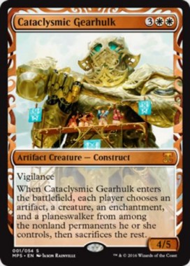 Cataclysmic Gearhulk（Kaladesh Inventions）