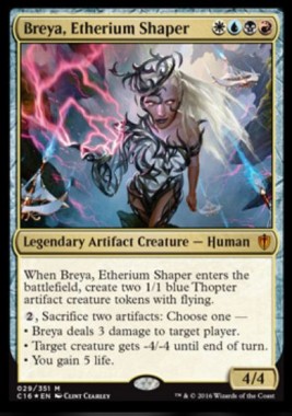 Breya, the Etherium Shaper（統率者2016 神話レア）