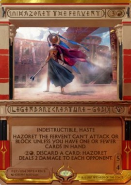 熱烈の神ハゾレト（Amonkhet Invocations）マスターピース収録