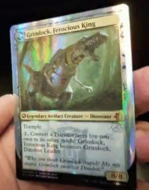 Grimlock, Ferocious King（MTG HASCONプロモ）