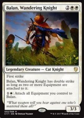 Balan, Wandering Knight（統率者2017）