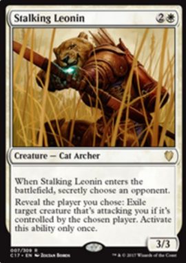 Stalking Leonin（統率者2017）