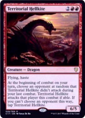 Territorial Hellkite（統率者2017）