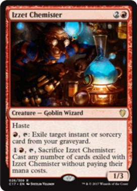 Izzet Chemister（統率者2017）