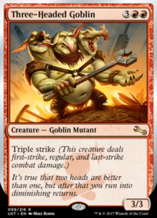 Three-Headed Goblin（Unstable）