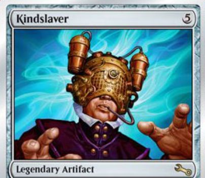 伝説のアーティファクト「Kindslaver（Unstable）」が公開！ゲーム外の誰かがプレイヤー1人の次ターンをコントロールする「精神隷属器」のパロディ・カード！