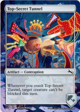 Top-Secret Tunnel（MTG「Unstable」収録の「からくり」アーティファクト・コモン）