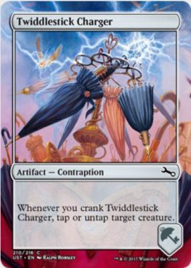 Twiddlestick Charger（MTG「Unstable」収録の「からくり」アーティファクト・コモン）