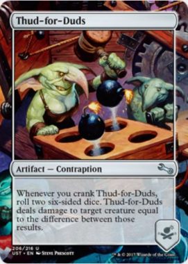 Thud-for-Duds（MTG「Unstable」収録の「からくり」アーティファクト・アンコモン）