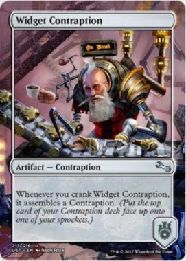 Widget Contraption（MTG「Unstable」収録の「からくり」アーティファクト・アンコモン）