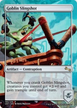 Goblin Slingshot（MTG「Unstable」収録レア・からくり）