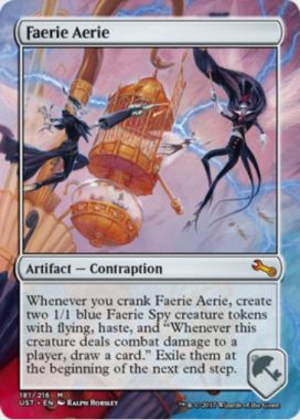 Faerie Aerie（MTG「Unstable」収録神話レア・からくり）