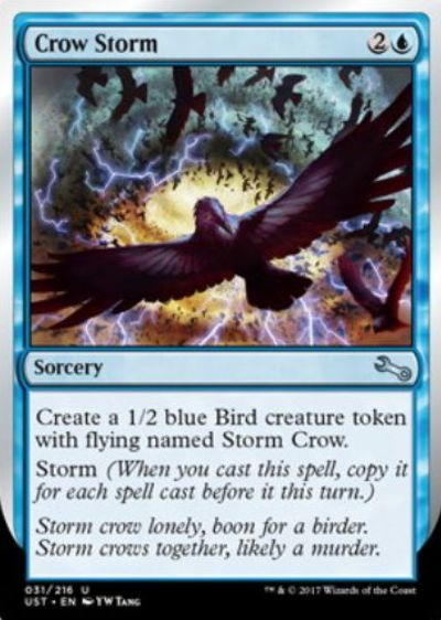 Unstable Crow Storm カラスの嵐雲 のフルアート イラストがmtg公式壁紙のラインナップに追加 公式ストーリー ワールド クラス も公開 Mtg Fan マジック ザ ギャザリングの最新情報をまとめるブログサイト