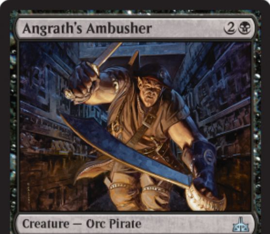 【イクサランの相克】アングラスの名を冠するオーク海賊「Angrath’s Ambusher」が公開！3マナ2/3＆PWアングラスをコントロールした状態ならばパワーが2増加！
