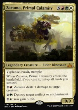 Zacama, Primal Calamity（イクサランの相克）