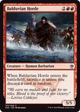 バルデュヴィアの大軍(Balduvian Horde)マスターズ25