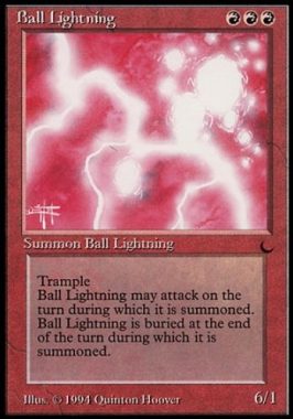 ボール・ライトニング(Ball Lightning)ザ・ダーク