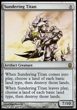 隔離するタイタン(Sundering Titan)ダークスティール