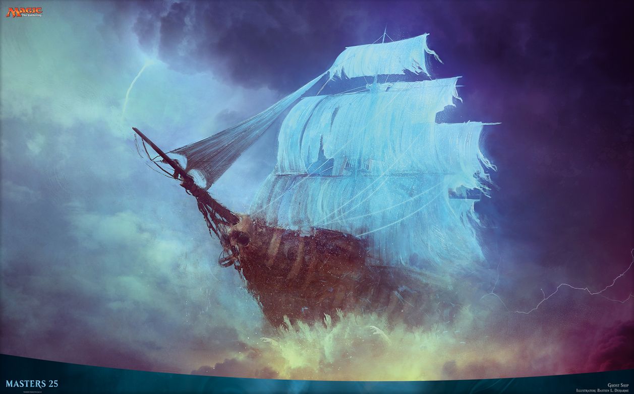 マスターズ25 幽霊船 Ghost Ship がmtg公式壁紙のラインナップに追加 ザ ダーク初出の青クリーチャー Mtg Fan マジック ザ ギャザリングの最新情報をまとめるブログサイト