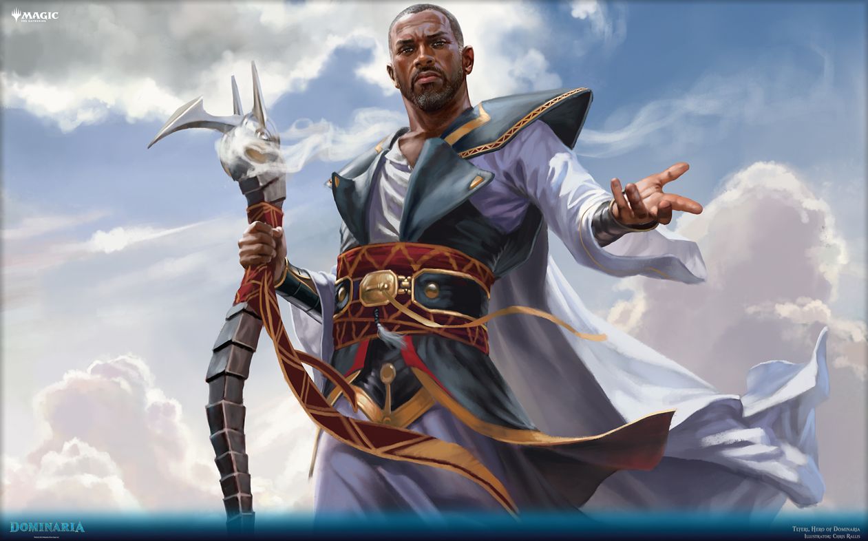 ドミナリア ドミナリアの英雄 テフェリー Teferi Hero Of Dominaria がmtg公式壁紙のラインナップに追加 Mtg Fan マジック ザ ギャザリングの最新情報をまとめるブログサイト