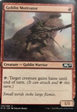 Goblin Motivator（新規カード）