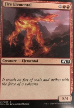 Fire Elemental（炎の精霊）基本セット2019