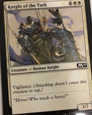 Knight of the Tusk（新規カード）