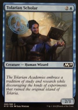 Tolarian Scholar（トレイリアの学者）基本セット2019