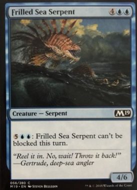 Frilled Sea Serpent（新規カード）基本セット2019