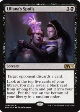 Liliana's Spoils（基本セット2019）