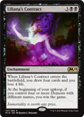 Liliana's Contract（【基本セット2019】）