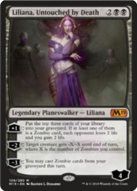 Liliana, Untouched by Death（基本セット2019）