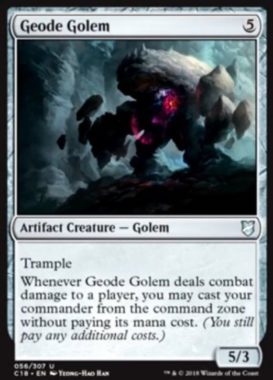 Geode Golem（統率者2018）