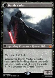 ダース・ベイダー：裏面（MTG「スターウォーズ：ザ・ギャザリング」収録）