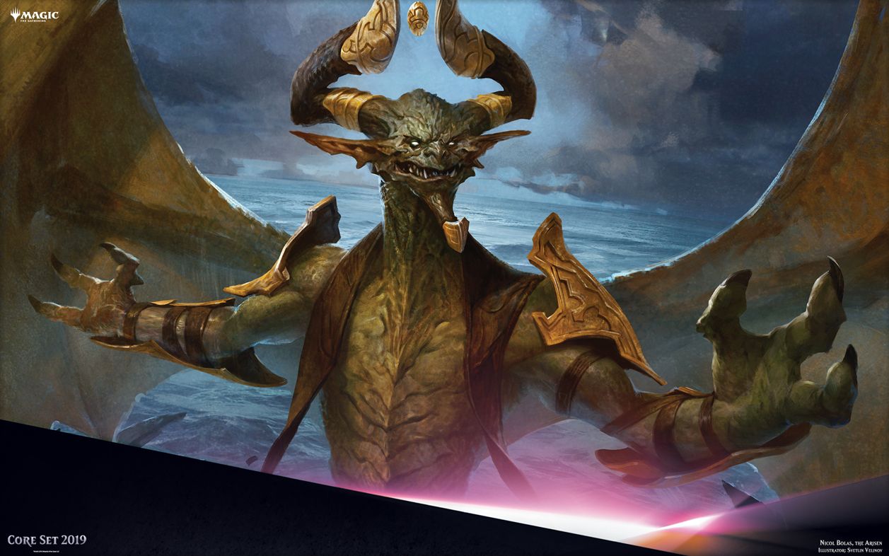 【基本セット2019】覚醒の龍、ニコル・ボーラス(Nicol Bolas, the Arisen)がMTG公式壁紙のラインナップに追加