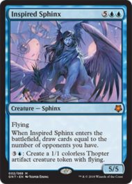 Inspired Sphinx（MTG「Magic Game Night」新規収録）