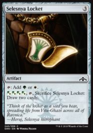 Selesnya Locket（MTG「ラヴニカのギルド」収録コモン・セレズニア）