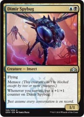 Dimir Spybug（ラヴニカのギルド）英語版