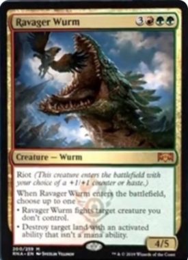 Ravager Wurm（ラヴニカの献身）英語版