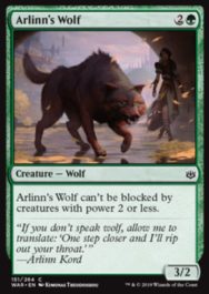 Arlinn's Wolf（灯争大戦）