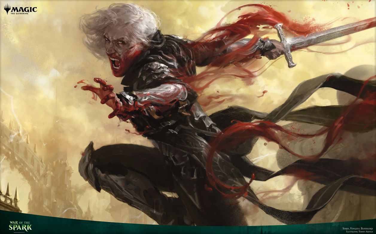 アート 復讐に燃えた血王 ソリン Sorin Vengeful Bloodlord 灯争大戦 がmtg公式壁紙のラインナップに追加 Mtg Fan マジック ザ ギャザリングの最新情報をまとめるブログサイト