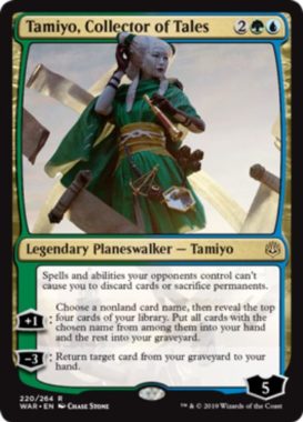  Tamiyo, Collector of Tales（灯争大戦）