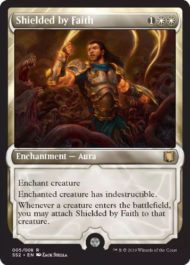 Shielded by Faith(信仰の守り)（MTG「Signature Spellbook: Gideon」収録）