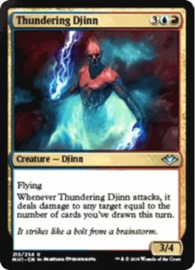 Thundering Djinn（モダンホライゾン）