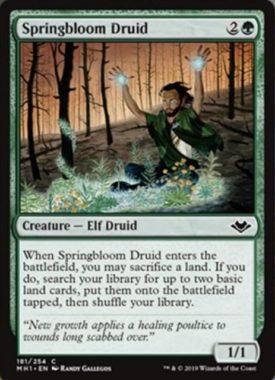 Springbloom Druid（モダンホライゾン）